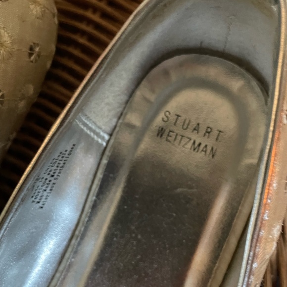 Stuart Weitzman satin ballet flats - Picture 4 of 6